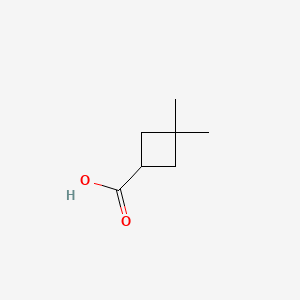 molecular formula C7H12O2 B1296224 3,3-二甲基环丁烷甲酸 CAS No. 34970-18-8