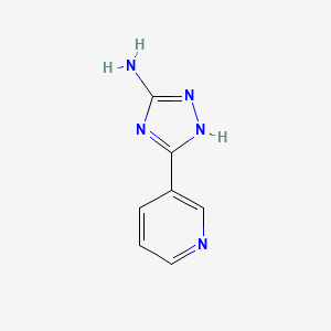 B1296225 5-(pyridin-3-yl)-4H-1,2,4-triazol-3-amine CAS No. 35607-27-3