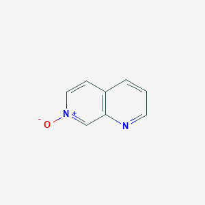 molecular formula C8H6N2O B12962259 1,7-Naphthyridine 7-oxide 