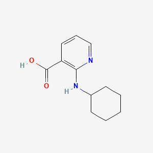 B1296226 2-(Cyclohexylamino)nicotinic acid CAS No. 35812-43-2