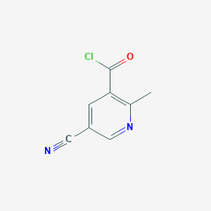 5-Cyano-2-methylnicotinoyl chloride