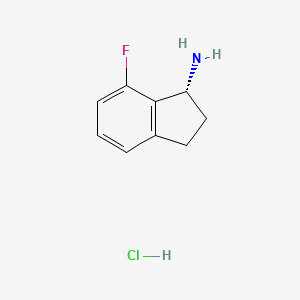 (R)-7-Fluoro-2,3-dihydro-1H-inden-1-amine hydrochloride