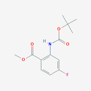 Methyl 2-((tert-butoxycarbonyl)amino)-4-fluorobenzoate