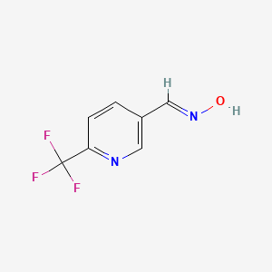 3-Pyridinecarboxaldehyde, 6-(trifluoromethyl)-, oxime