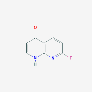 4-Hydroxy-7-fluoro-[1,8]naphthyridine