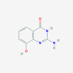 molecular formula C8H7N3O2 B12962360 2-Amino-8-hydroxyquinazolin-4(3H)-one 