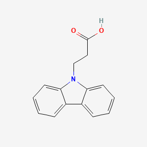 molecular formula C15H13NO2 B1296237 3-咔唑-9-基丙酸 CAS No. 6622-54-4