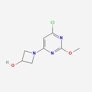 1-(6-Chloro-2-methoxypyrimidin-4-yl)azetidin-3-ol