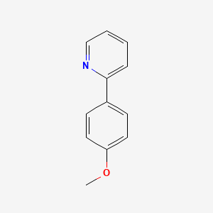 molecular formula C12H11NO B1296241 2-(4-Methoxyphenyl)pyridine CAS No. 5957-90-4