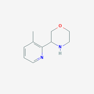 molecular formula C10H14N2O B12962450 3-(3-Methylpyridin-2-yl)morpholine 