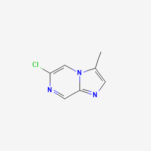 molecular formula C7H6ClN3 B12962451 6-Chloro-3-methylimidazo[1,2-a]pyrazine 