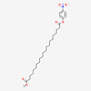 molecular formula C27H43NO6 B12962465 21-(4-Nitrophenoxy)-21-oxohenicosanoic acid 