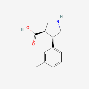 (3R,4R)-4-(m-Tolyl)pyrrolidine-3-carboxylic acid