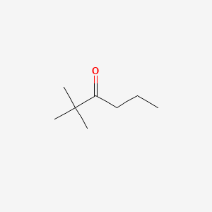 molecular formula C8H16O B1296249 2,2-Dimethyl-3-hexanone CAS No. 5405-79-8
