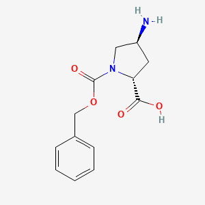 (2R,4S)-4-Amino-1-((benzyloxy)carbonyl)pyrrolidine-2-carboxylic acid