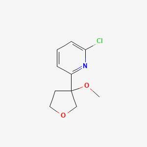 2-Chloro-6-(3-methoxytetrahydrofuran-3-yl)pyridine