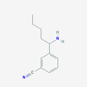 3-(1-Aminopentyl)benzonitrile