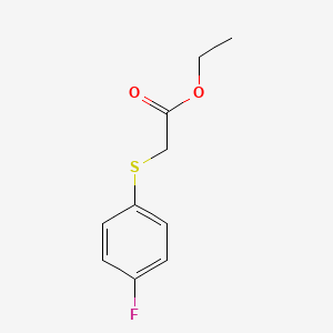 molecular formula C10H11FO2S B1296262 Ethyl 2-(4-fluorophenylthio)acetate CAS No. 78066-05-4