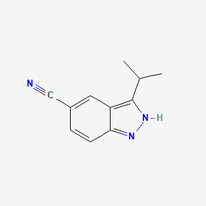 3-Isopropyl-1H-indazole-5-carbonitrile