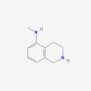 molecular formula C10H14N2 B12962675 n-Methyl-1,2,3,4-tetrahydroisoquinolin-5-amine 