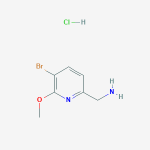 (5-Bromo-6-methoxypyridin-2-yl)methanamine hydrochloride