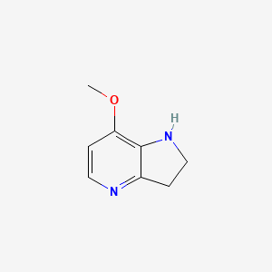 molecular formula C8H10N2O B12962702 7-Methoxy-2,3-dihydro-1H-pyrrolo[3,2-b]pyridine 