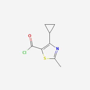 4-Cyclopropyl-2-methyl-1,3-thiazole-5-carbonyl chloride