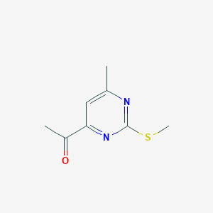 1-(6-Methyl-2-(methylthio)pyrimidin-4-yl)ethan-1-one