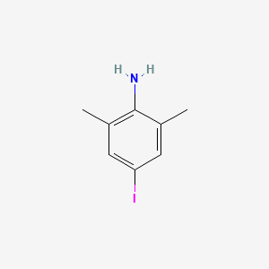 molecular formula C8H10IN B1296278 4-碘-2,6-二甲基苯胺 CAS No. 4102-53-8