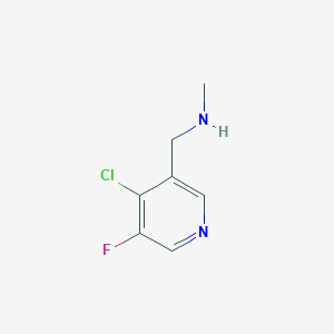 1-(4-Chloro-5-fluoropyridin-3-yl)-N-methylmethanamine