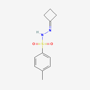 molecular formula C11H14N2O2S B12962808 2-Cyclobutylidene-1-tosylhydrazine 