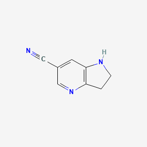 2,3-dihydro-1H-pyrrolo[3,2-b]pyridine-6-carbonitrile