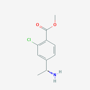 Methyl (R)-4-(1-aminoethyl)-2-chlorobenzoate