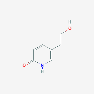 molecular formula C7H9NO2 B12962831 5-(2-Hydroxyethyl)pyridin-2(1H)-one 