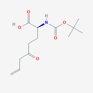 (S)-2-((tert-Butoxycarbonyl)amino)-5-oxooct-7-enoic acid