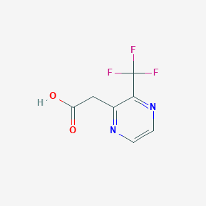 2-(3-(Trifluoromethyl)pyrazin-2-yl)acetic acid