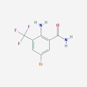 2-Amino-5-bromo-3-(trifluoromethyl)benzamide