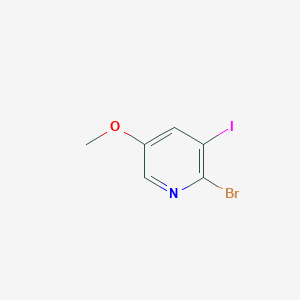 2-Bromo-3-iodo-5-methoxypyridine