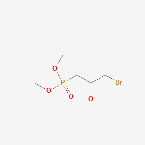 molecular formula C5H10BrO4P B12962996 Dimethyl (3-bromo-2-oxopropyl)phosphonate CAS No. 87830-69-1