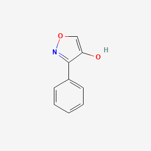 molecular formula C9H7NO2 B12963003 3-Phenyl-1,2-oxazol-4-ol CAS No. 21474-06-6