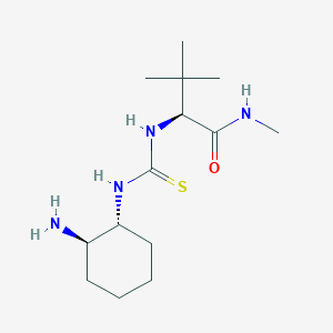 (S)-2-(3-((1R,2R)-2-Aminocyclohexyl)thioureido)-N,3,3-trimethylbutanamide