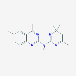 4,6,8-Trimethyl-N-(4,4,6-trimethyl-4,5-dihydropyrimidin-2-yl)quinazolin-2-amine