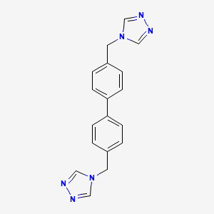 4,4'-Bis((4H-1,2,4-triazol-4-yl)methyl)-1,1'-biphenyl