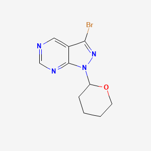 3-Bromo-1-(tetrahydro-2H-pyran-2-yl)-1H-pyrazolo[3,4-d]pyrimidine