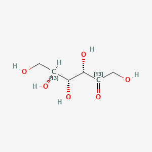 (3S,4R,5S)-1,3,4,5,6-pentahydroxy(2,5-13C2)hexan-2-one