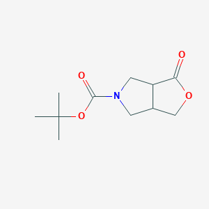 tert-Butyl 1-oxotetrahydro-1H-furo[3,4-c]pyrrole-5(3H)-carboxylate