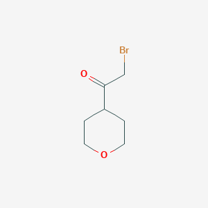 molecular formula C7H11BrO2 B129631 2-Bromo-1-(oxan-4-yl)ethan-1-one CAS No. 141095-78-5