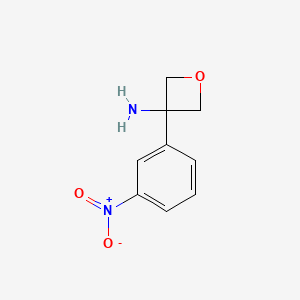 3-(3-Nitrophenyl)oxetan-3-amine