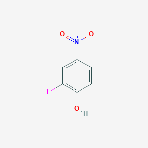 molecular formula C6H4INO3 B1296312 2-碘-4-硝基苯酚 CAS No. 89487-91-2