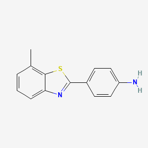 4-(7-Methylbenzo[d]thiazol-2-yl)aniline